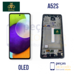S-0647 FRONTAL SAMSUNG A52S (SM-A525M) COM ARO PRETO WE KEEP OLED