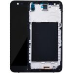 S-0923 FRONTAL LG K10 2017 (M250) COM ARO PRETO ORIGINAL CHINA  IPS