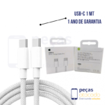 CABO 1 LINHA APPLE USB-C (A1703) (1 ANO DE GARANTIA)