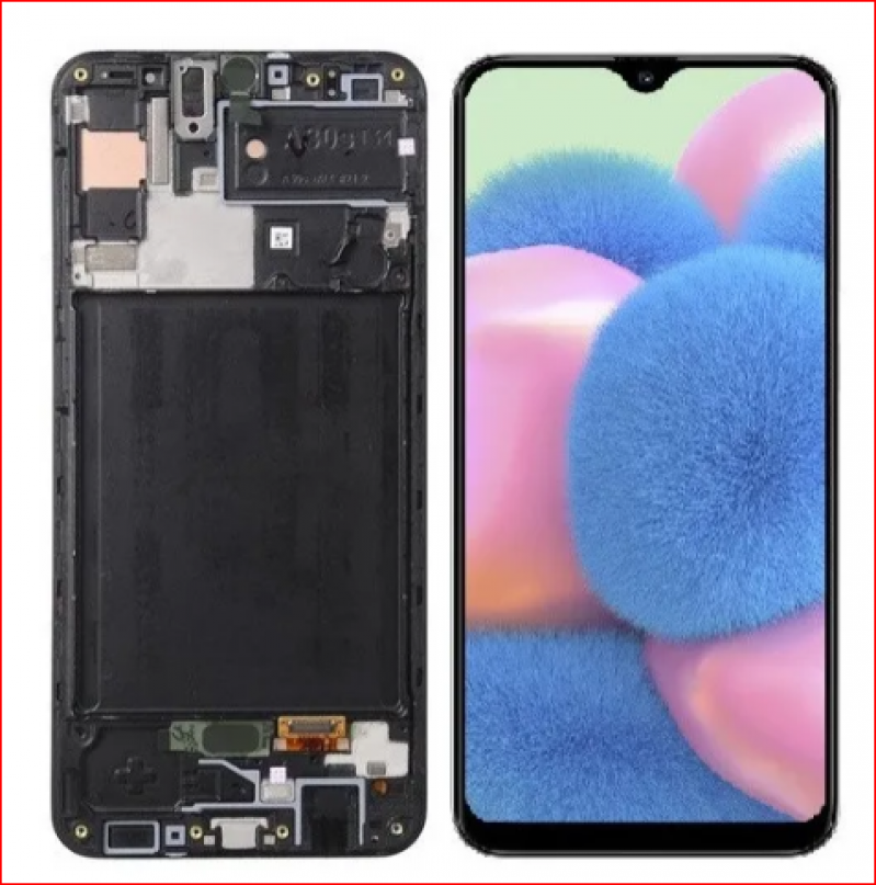 S-0137 FRONTAL SAMSUNG A30S (SM-A307) COM ARO ORIGINAL CHINA OLED