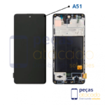 FRONTAL SAMSUNG A51 SM-A515 COM ARO (GX TOP) OLED 1:1