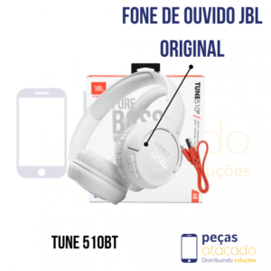 FONE DE OUVIDO JBL ORIGINAL  BLUETOOTH  JBL TUNE 510 BT BRANCO
