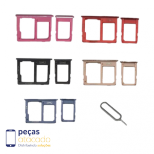 CH-0043 GAVETA BANDEJA DE CHIP J4 PLUS ROSA