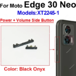 BE-0026 BOTAO EXTERNO POWER E VOLUME MOTOROLA MOTO EDGE 30 NEO (XT2245) | EDGE 30 NEO POWER (Prata)