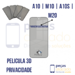 P-0610 PELICULA SAMSUNG A10 | M10 | A10S | M20 3D PRIVACIDADE