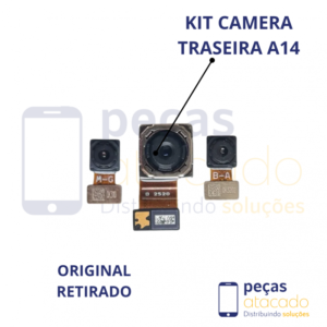 G-0054 KIT CAMERA TRASEIRA SAMSUNG A14 5G ORIGINAL RETIRADA