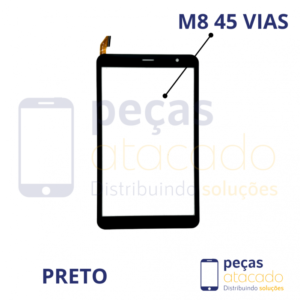 TOUCH TABLET MULTILASER M8 45 VIAS PRETO