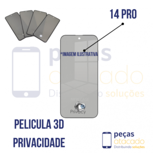 P-0726 PELICULA IPHONE 14 PRO 3D PRIVACIDADE