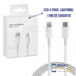 CABO 1 LINHA APPLE USB-C PARA LIGHTNING (A2347) (1 ANO DE GARANTIA)