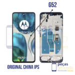 S-0654 FRONTAL MOTOROLA MOTO G52 (XT2221) COM ARO INCELL IPS