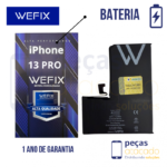 BA-0624 BATERIA WEFIX IPHONE 13 PRO (A2643) ANATEL (1 ANO DE GARANTIA)