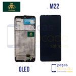 S-0166 FRONTAL SAMSUNG M22 4G (SM-M225) COM ARO WE KEEP OLED