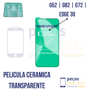 P-0161 PELICULA MOTOROLA MOTO G52 | G82 | G72 | EDGE 30 CERAMICA TRANSPARENTE
