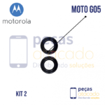 L-0002 LENTE MOTOROLA MOTO G05 (KIT 2)