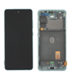 S-0660 FRONTAL SAMSUNG S20 FE (SM-G780F) COM ARO VERDE ORIGINAL CHINA OLED