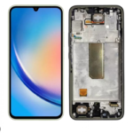 S-0759 FRONTAL SAMSUNG A34 5G (A346B) COM ARO PRETO INCELL IPS