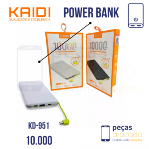 POWER BANK KAIDI 10.000 KD-951