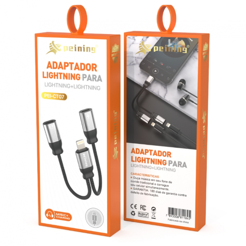 ADAPTADOR PEINING LIGHTNING | LIGHTNING (PEI-CT07)