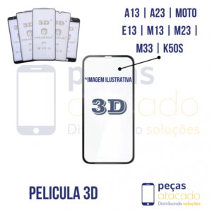 P-0587 PELICULA SAMSUNG  A13 | A23 | MOTO E13 | M13 | M23 | M33 | K50S 3D