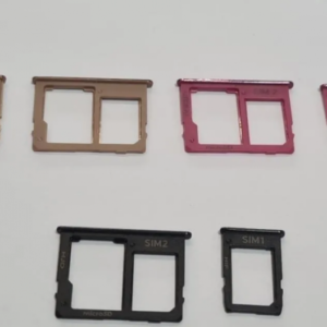 CH-0062 GAVETA DE CHIP SAMSUNG KIT J4+ | J6 | J6+ PRETO