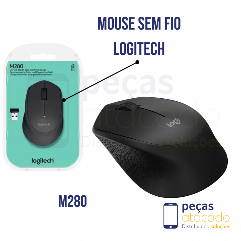 MOUSE S/FIO LOGITECH M280 PTO