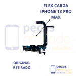 SB-0237 FLEX CONECTOR DE CARGA IPHONE 13 PRO MAX ORIGINAL RETIRADA