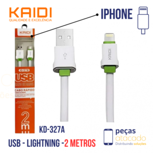 CABO KAIDI USB TIPO C 2m (KD-327C)