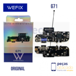SUB PLACA DE CARGA MOTOROLA MOTO G71 ORIGINAL