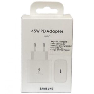 FONTE SAMSUNG ORIGINAL USB-C 45W (63205)