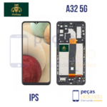 S-0878 FRONTAL SAMSUNG DISPLAY A32 5G (SM-A326) COM ARO PRETO WE KEEP IPS