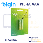 PILHA ALCALINA PALITO AAA  X 2 ELGIN