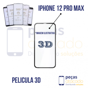P-0392 PELICULA IPHONE 12 PRO MAX 3D