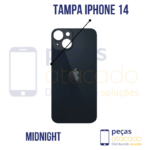 N-0068 TAMPA TRASEIRA IPHONE 14 VERMELHO