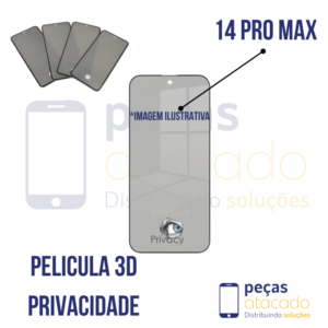 P-0729 PELICULA IPHONE 14 PRO MAX 3D PRIVACIDADE