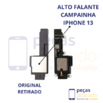 J-0092 ALTO FALANTE CAMPAINHA IPHONE 13 ORIGINAL RETIRADA