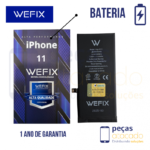 BA-0646 BATERIA WEFIX IPHONE 11  (A2221) ANATEL (1 ANO DE GARANTIA)