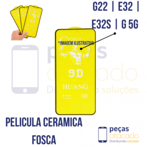 P-0208 PELICULA MOTOROLA MOTO G22 | E32 | E32S | G 5G CERAMICA FOSCA