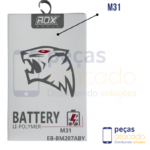 BA-0582 BATERIA ROX SAMSUNG M31 (1 ANO DE GARANTIA)
