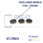 PELICULA DE CAMERA IPHONE 15 PRO | 15 PRO MAX LISO ROSA (KIT)
