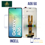 S-0997 FRONTAL SAMSUNG A06 5G (SM-A065) SEM ARO INCELL WE KEEP IPS