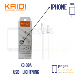 CABO KAIDI USB-LIGHTNING (KD-39A)