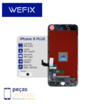 S-0600 FRONTAL IPHONE 8G PLUS (A1864) WEFIX PRETO IPS