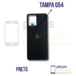 TAMPA TRASEIRA MOTOROLA MOTO G54 PRETO