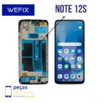 S-0754 FRONTAL XIAOMI NOTE 12S COM ARO PRETO OLED WEFIX