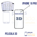 P-0454 PELICULA IPHONE 16 PRO 3D