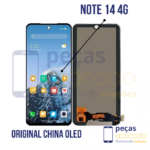 S-1032 FRONTAL XIAOMI NOTE 14 4G SEM ARO PRETO ORIGINAL CHINA OLED