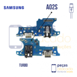 SB-0018 SUB PLACA DECARGA SAMSUNG GALAXY A02S SM-A025 TURBO
