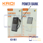 POWER BANK KAIDI 10.000 22.5W KD-961