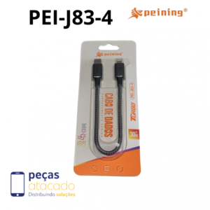 CABO PEINING TIPO C | LIGHTNING  24CM 30W (PEI-J83-4)