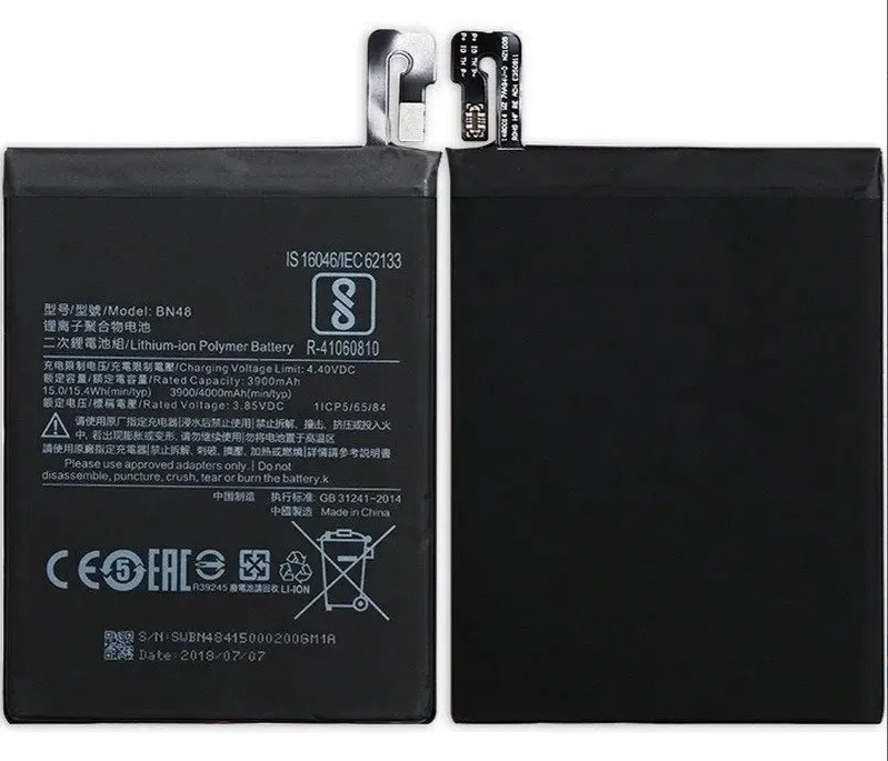 BA-0129 BATERIA 1 LINHA XIAOMI NOTE 6 PRO (BN48)